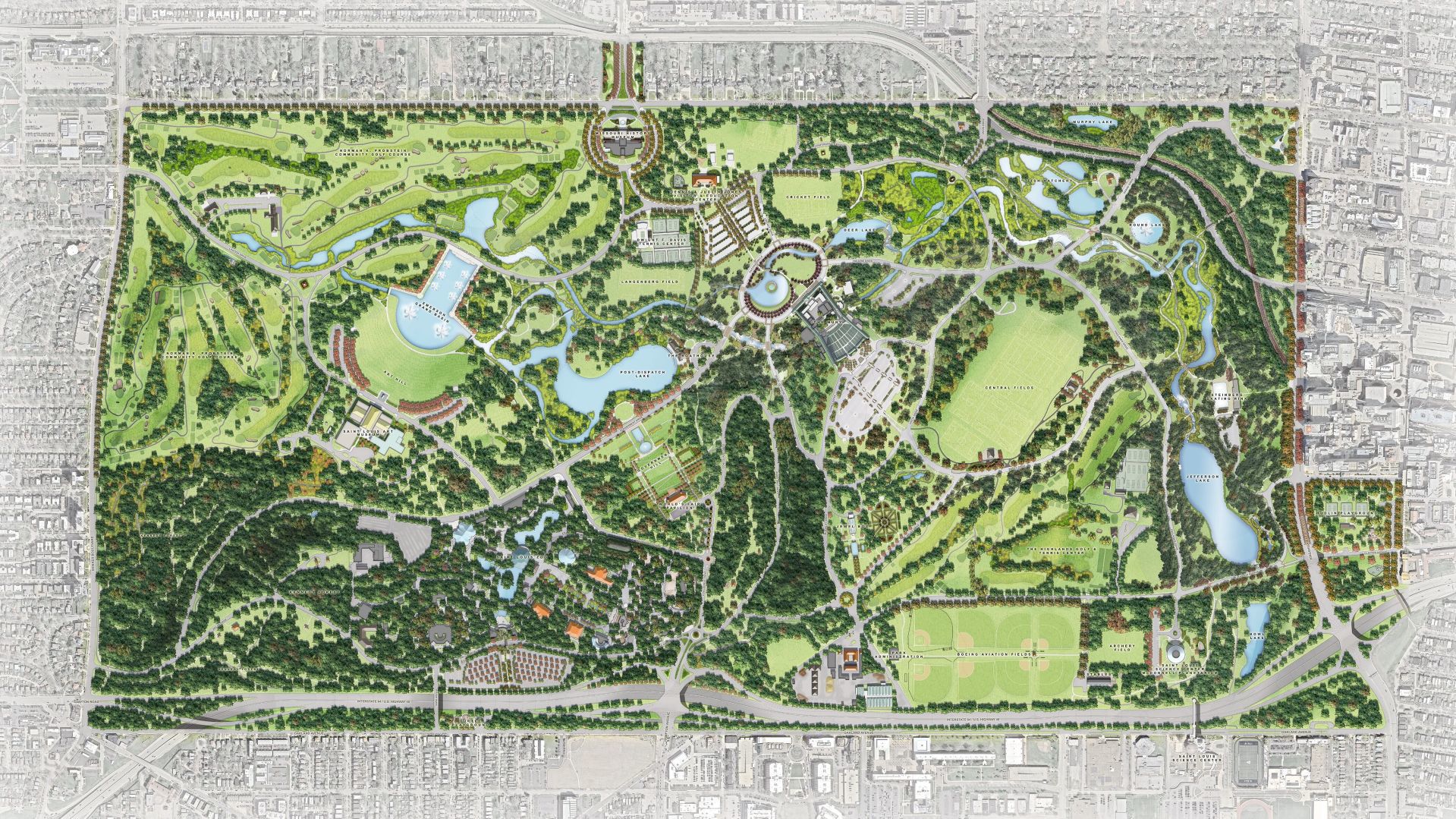 Forest Park Forever eastern waterways project